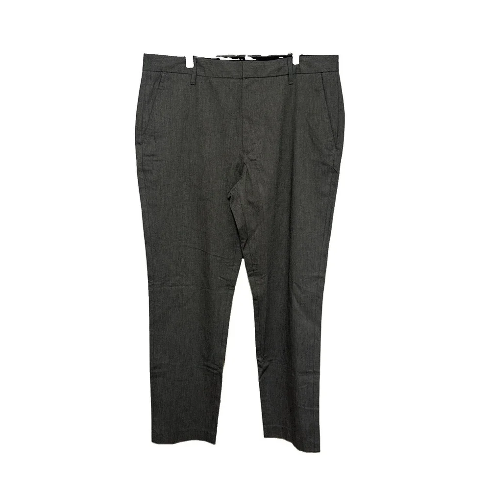 Bonobos Pants Mens 36x32 Gray Flat Front Trousers